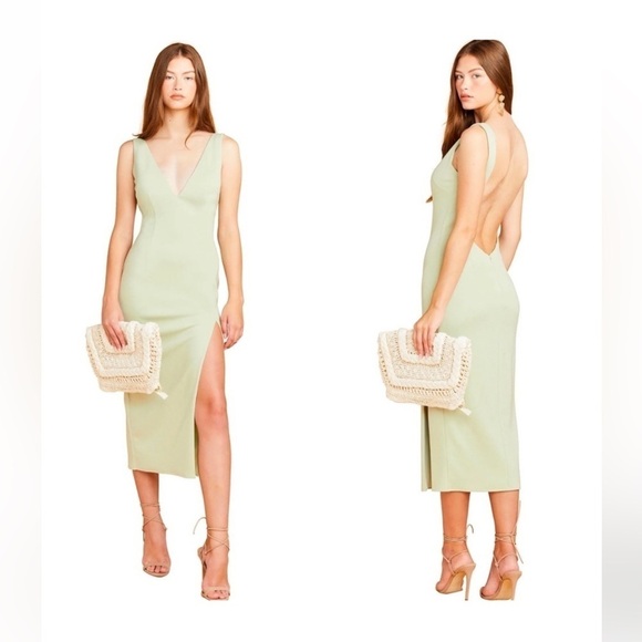 New! Katie May Caliente Midi Dress 🥝 sz XS NWT - Picture 1 of 14